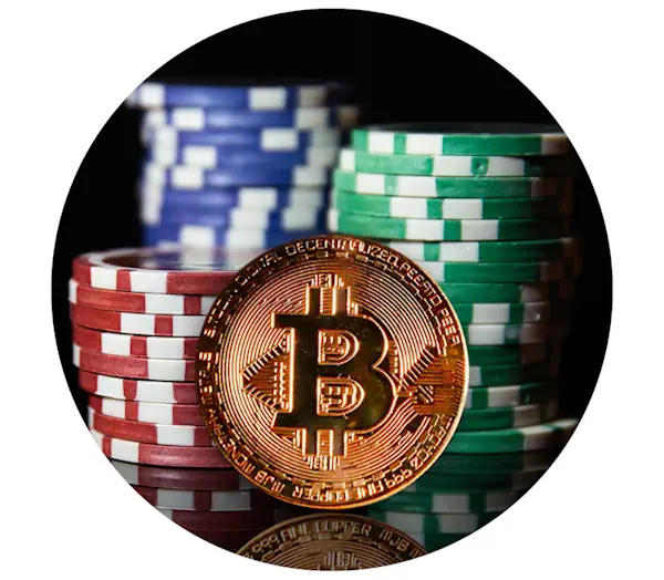 Crypto and Casino Chips Banner